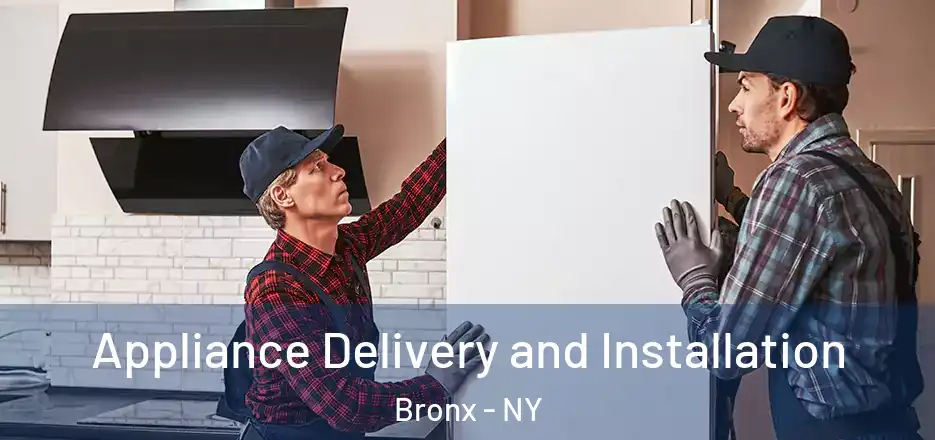  Appliance Delivery and Installation Bronx - NY