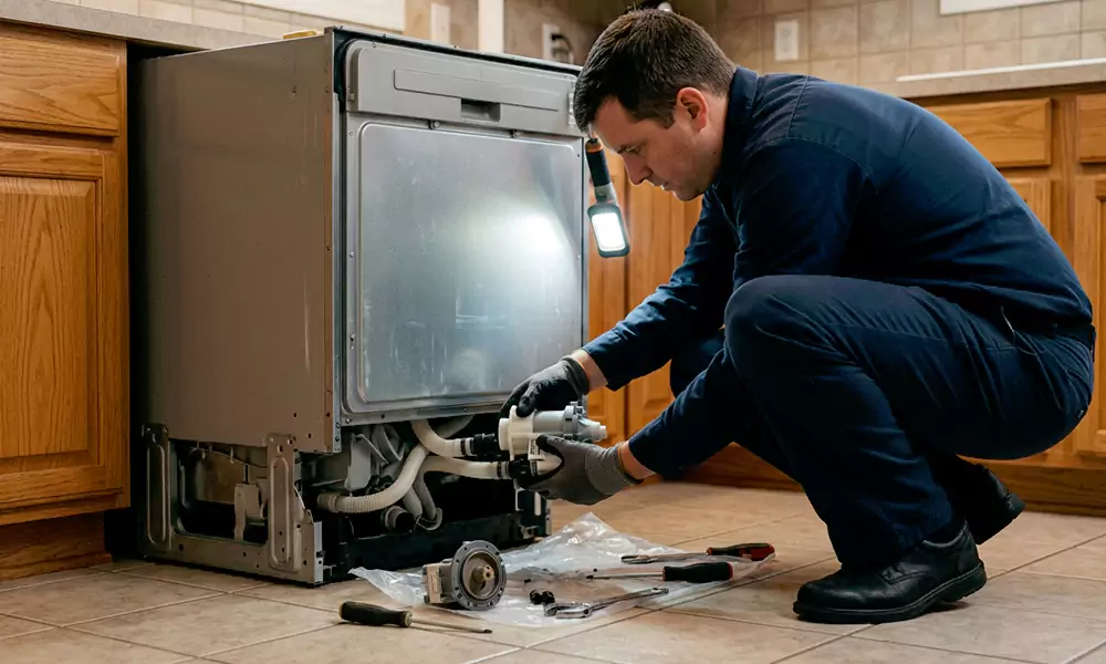 Dishwasher Pump Replacement in Bronx, NY