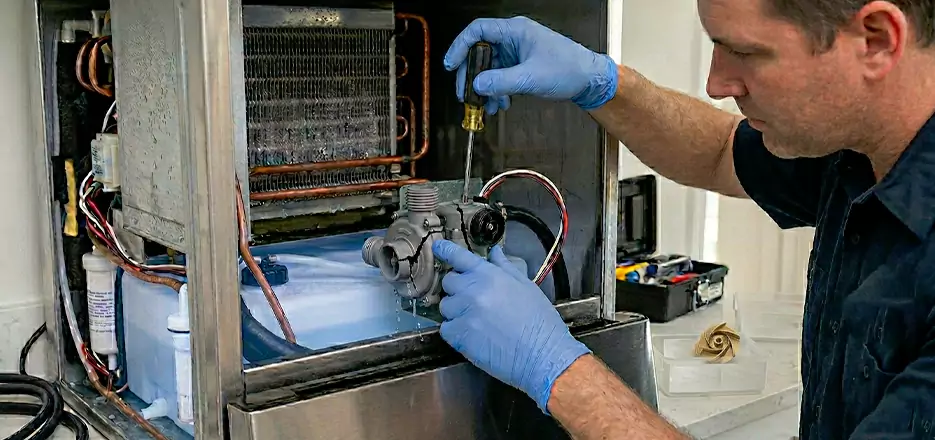 Commercial Ice Maker Water Pump Repair in Bronx